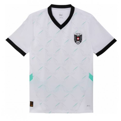 Maglia Calcio Austria Seconda Divisa Europei 2024 Manica Corta